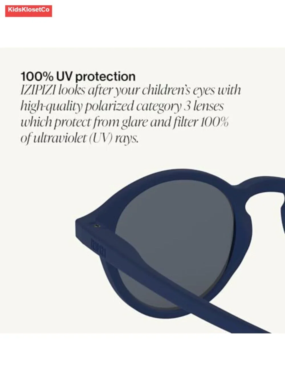 Kids Pantos Sunglasses with Polarized Grey Lenses UV Protection